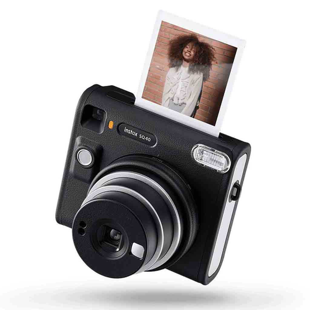 Fujifilm Instax Square SQ40 Black Film Camera | Rockbrook Camera