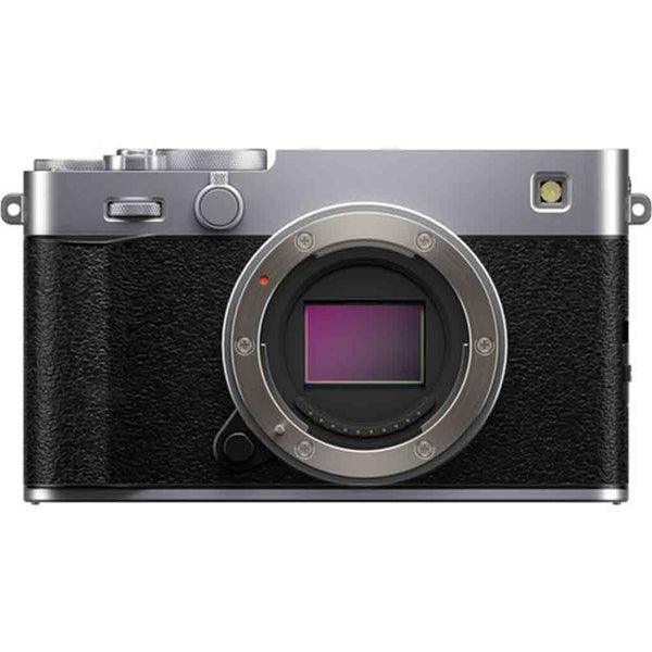 Front Side of the Fujifilm X-E5 Body Silver