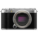 Front Side of the Fujifilm X-M5 Camera Body Silver