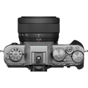 Top Side of the Fujifilm X-T30 III 13-33mm Kit Silver