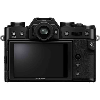 Rear Side of the Fujifilm X-T30 III Body Black
