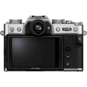 Rear Side of the Fujifilm X-T30 III Body Silver