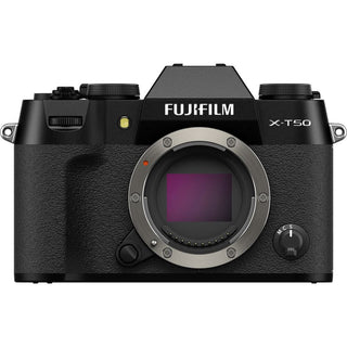 Front Side of the Fujifilm X-T50 Body Black