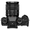 Top Side of the Fujifilm X-T5 18-55mm Kit Black