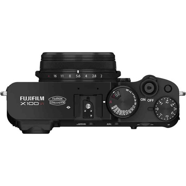 Top Side of the Fujifilm X100VI Black