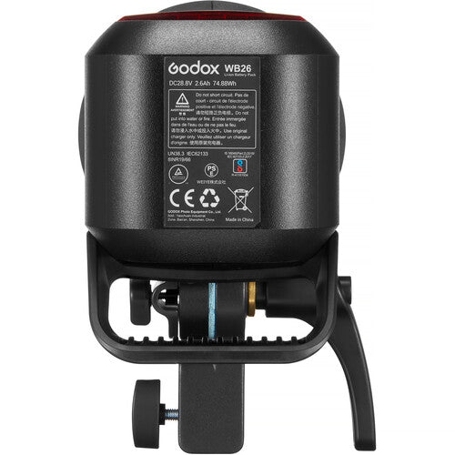 Rear Side of the Godox AD600 Pro II TTL Flash