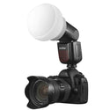 Mounted View of the Godox AK-R22 Collapsible Diffusion Dome
