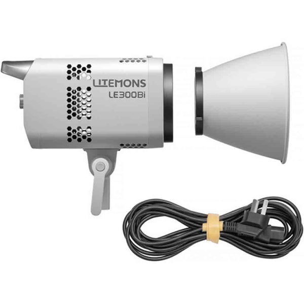 Box Contents of the Godox Litemons LE300BI LED Bi-Color Monolight