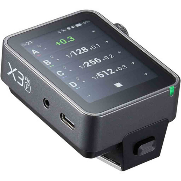 Top Side of the Godox X3Pro TTL Wireless Flash Trigger Fujifilm
