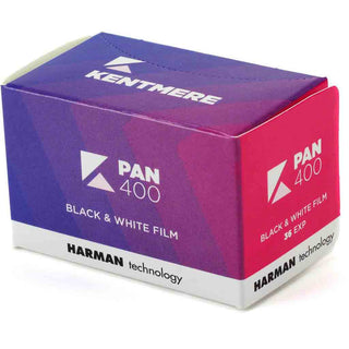 Kentmere Pan 400 Black and White Film Box