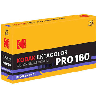 Kodak Ektacolor Pro 160 120 Roll Film 5 Pack