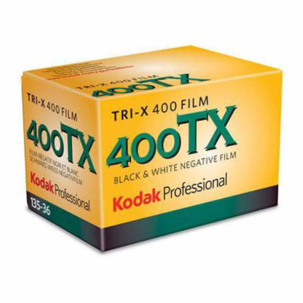 Packaging of the Kodak Tri-X 400 35mm Film 36 Exposure Roll