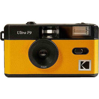 Front Side of the Kodak Ultra F9 Film Camera Yellow