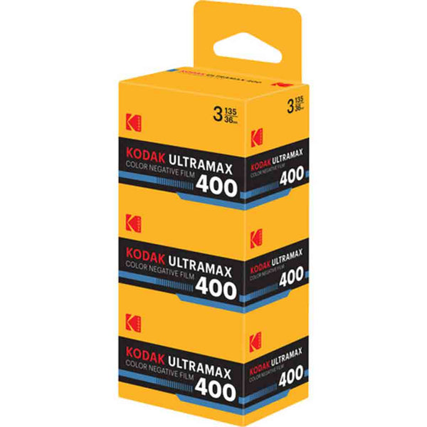 Kodak Ultra Max 400 35mm Color Film Roll 36 Exposures - 3 Pack