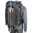 Back Side Tripod Carry Demonstration of the MindShift FirstLight 46L+ Backpack