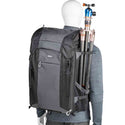 Side Tripod Carry Demonstration of the MindShift FirstLight 46L+ Backpack