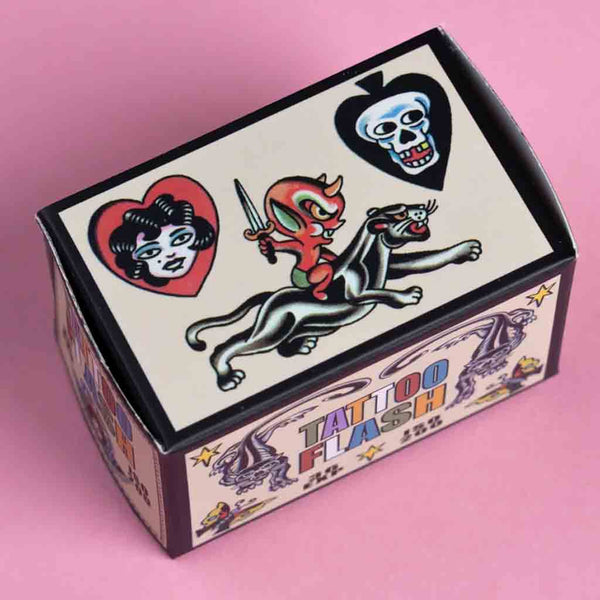 Top Side Packaging of the Mr. Negative Tattoo Flash 200 Color 35mm Roll Film 36 Exposures
