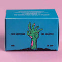 Rear Side Packaging of the Mr. Negative Zombie 400 Color 35mm Film Roll 36 Exposures