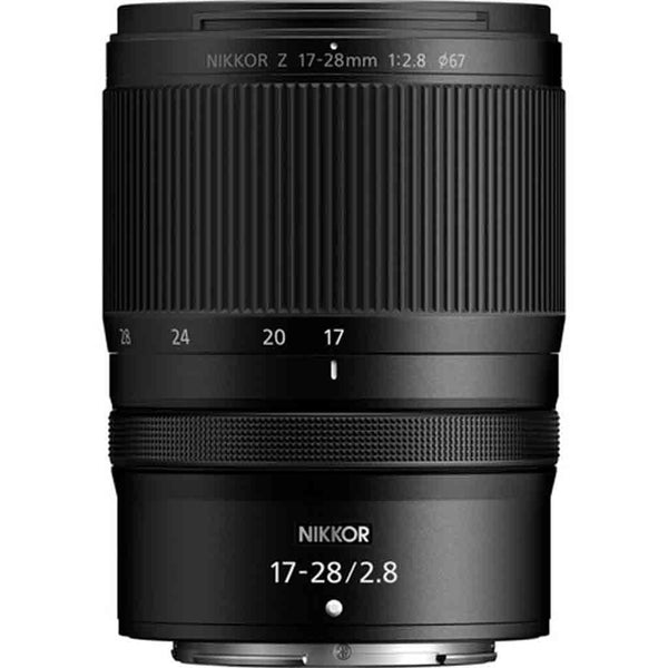 Top Side of the Nikon Z 17-28mm f/2.8 Lens