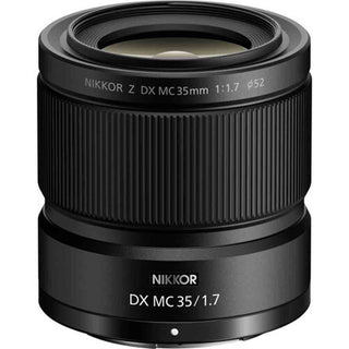 Front Element of the Nikon Z DX MC 35mm f/1.7 Lens