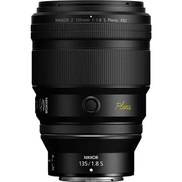 Top Side of the Nikon Z 135mm f/1.8 S Plena