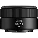 Top Side of the Nikon Z 28mm f/2.8 Lens