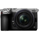 Front Side of the Nikon Z5 IIC Mirrorless Camera 24-50mm Kit Silver