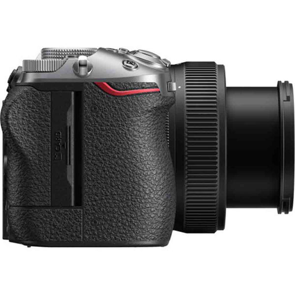 Grip Side of the Nikon Z5 IIC Mirrorless Camera 24-50mm Kit Silver