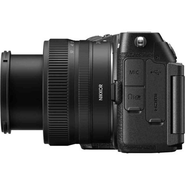 Port Side of the Nikon Z5 IIC Mirrorless Camera 24-50mm Kit Black