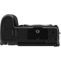 Bottom Side of the Nikon Z5 IIC Mirrorless Camera Body Black