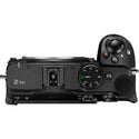 Top Side of the Nikon Z5 IIC Mirrorless Camera Body Black