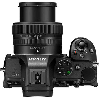 Top Side of the Nikon Z5 II 24-50mm Mirrorless Camera Kit