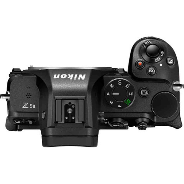 Top Side of the Nikon Z5 II 24-200mm Mirrorless Camera Kit
