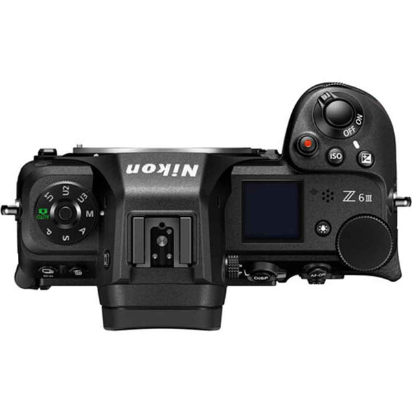 Top Side of the Nikon Z6 III Camera Body