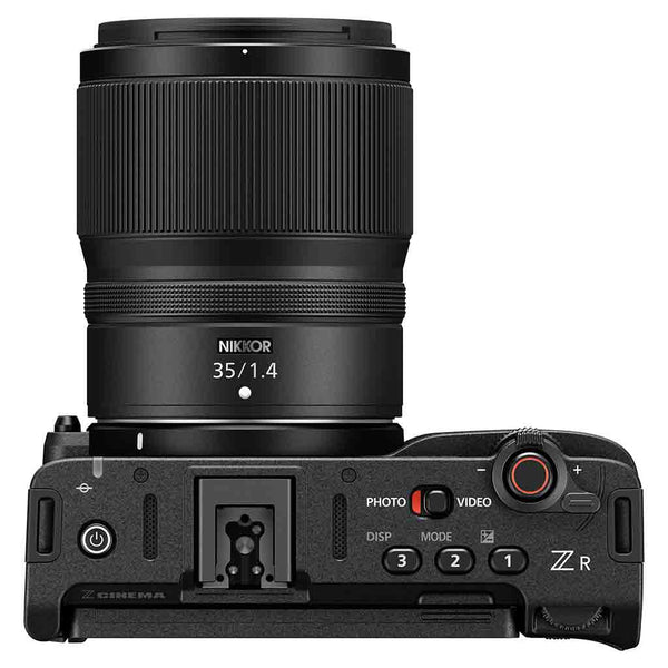 Top Side of the Nikon ZR 35mm Cinema Camera Kit