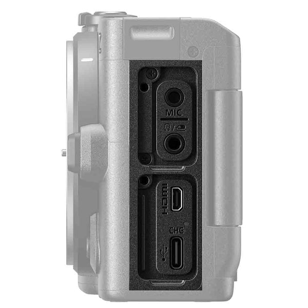 Port Side of the Nikon ZR Cinema Camera Body