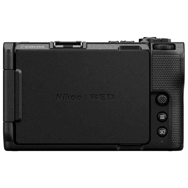 Rear Side of the Nikon ZR Cinema Camera Body