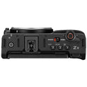 Top Side of the Nikon ZR Cinema Camera Body