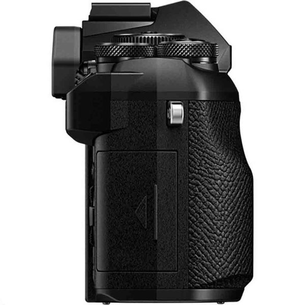 Grip Side of the OM SYSTEM OM-5 Mark II Mirrorless Camera Body Black