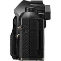 Port Side of the OM SYSTEM OM-5 Mark II Mirrorless Camera Body Black