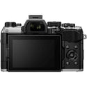 Rear Side of the OM SYSTEM OM-5 Mark II Mirrorless Camera Body Silver