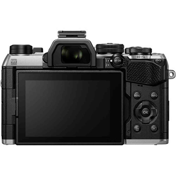 Rear Side of the OM SYSTEM OM-5 Mark II Mirrorless Camera Body Silver