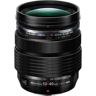 Front Element of the OM System M.Zuiko 12-40mm f2.8 Pro II Mirrorless Lens