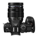 Top Side of the OM System OM-1 Mark II 12-40mm 2.8 Pro II Lens Kit