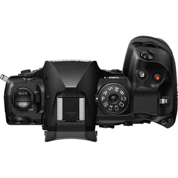 Top Side of the OM System OM-1 Mark II Body