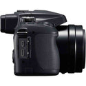 Grip and Port Side of the Panasonic Lumix FZ80D Digital Camera