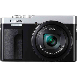 Front Side of the Panasonic Lumix ZS99 Digtal Compact Silver