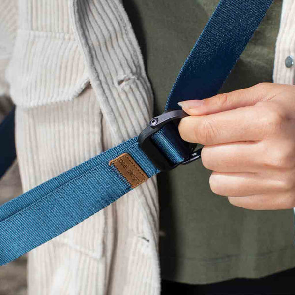 Strap Adjustability of the Peak Design Slide Lite Camera Strap Midnight Blue