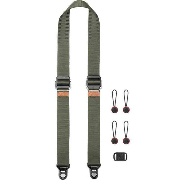 Box Contents of the Peak Design Slide Lite Camera Strap Sage Green