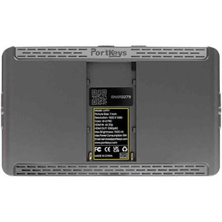 Rear Side of the Portkeys LH7H 7 Inch Monitor